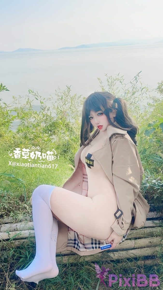 Cosplay Vanilla Milk Meow Boldly Exposed Outdoors Seduction of Little Elf Pure and Desolate PixiBB.COM 059