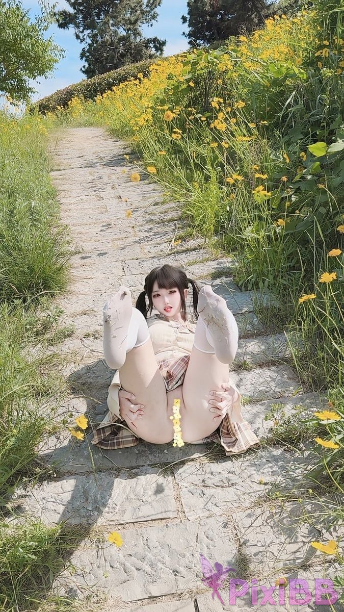 Cosplay Vanilla Milk Meow Boldly Exposed Outdoors Seduction of Little Elf Pure and Desolate PixiBB.COM 063