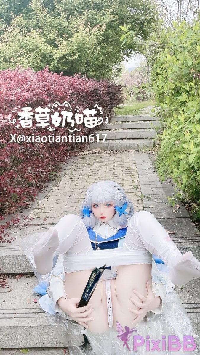 Cosplay Vanilla Milk Meow Boldly Exposed Outdoors Seduction of Little Elf Pure and Desolate PixiBB.COM 066