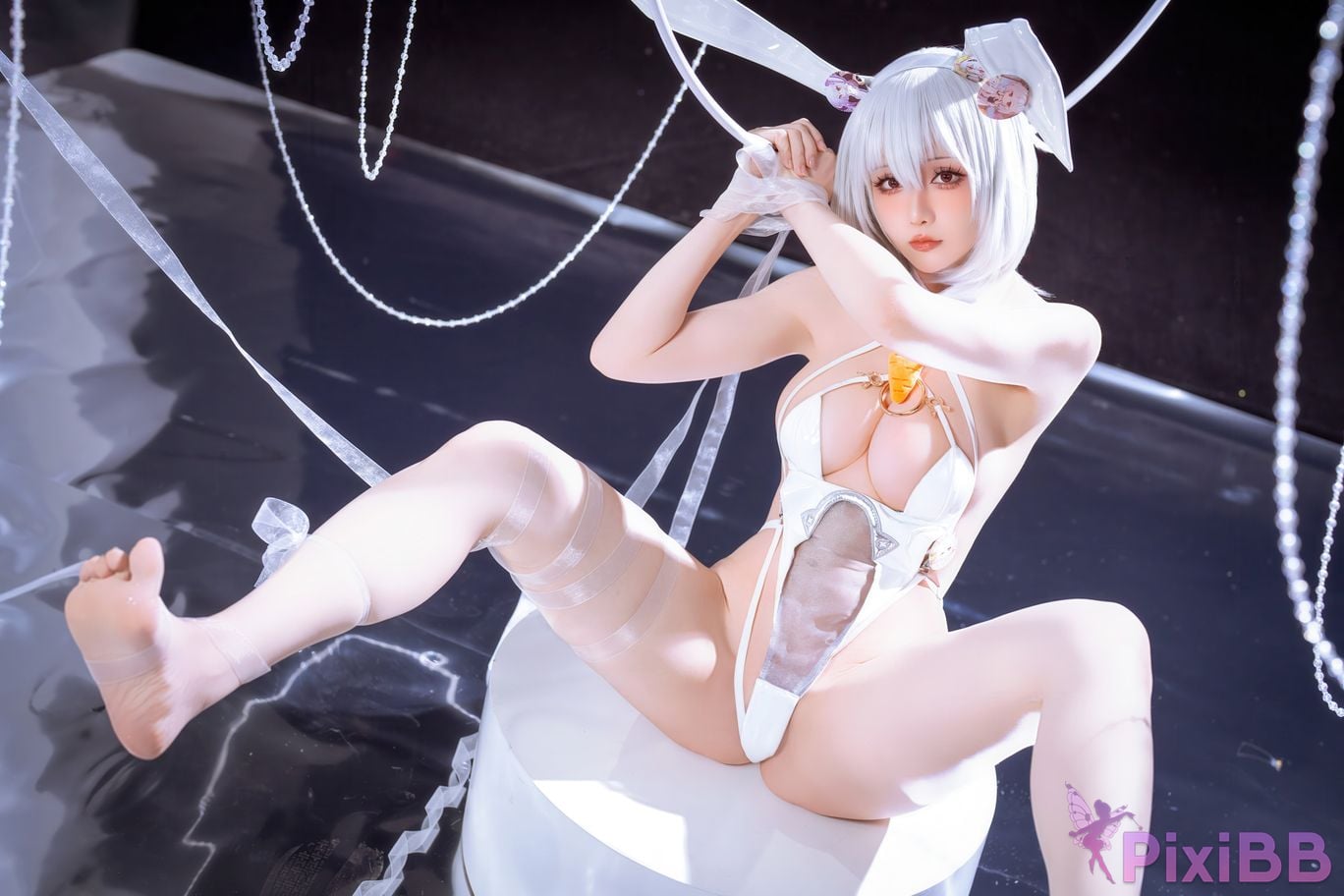 Cosplayer The star is late Hoshilily azur lane Sirius PixiBB.COM 022