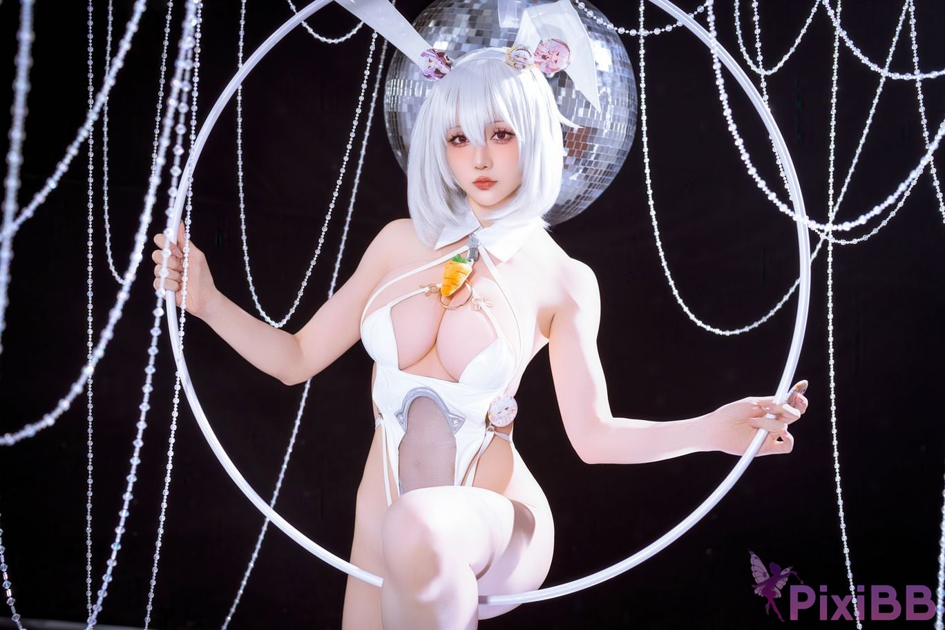 Cosplayer The star is late Hoshilily azur lane Sirius PixiBB.COM 038