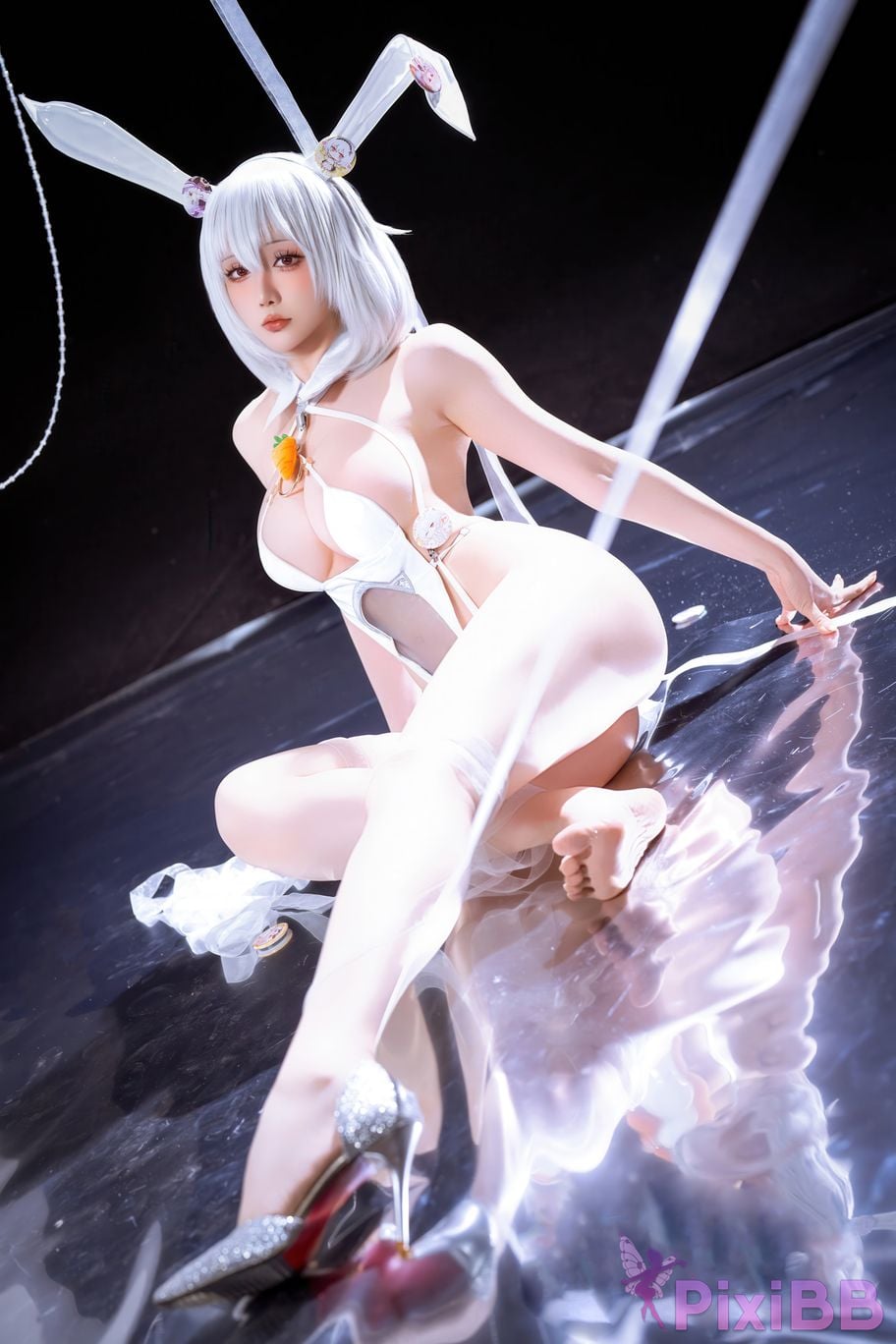 Cosplayer The star is late Hoshilily azur lane Sirius PixiBB.COM 041