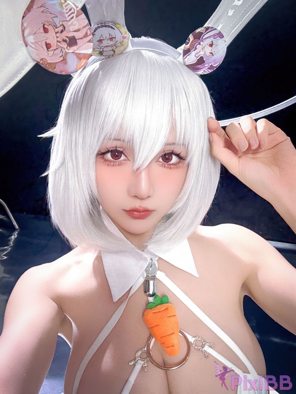 Cosplayer The star is late Hoshilily azur lane Sirius PixiBB.COM 055