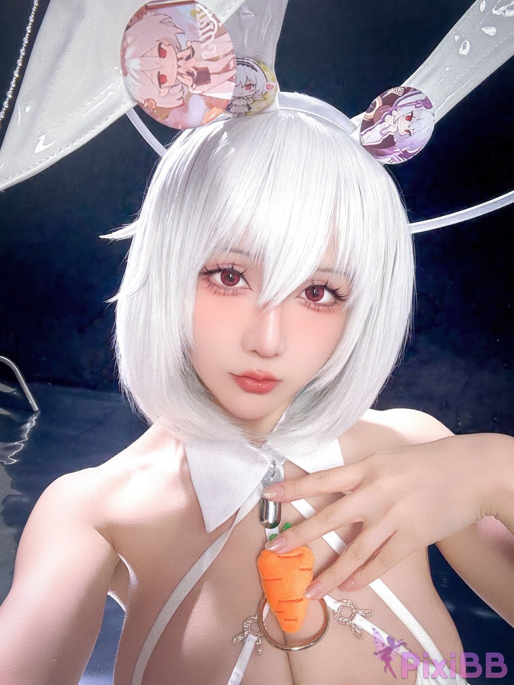 Cosplayer The star is late Hoshilily azur lane Sirius PixiBB.COM 056