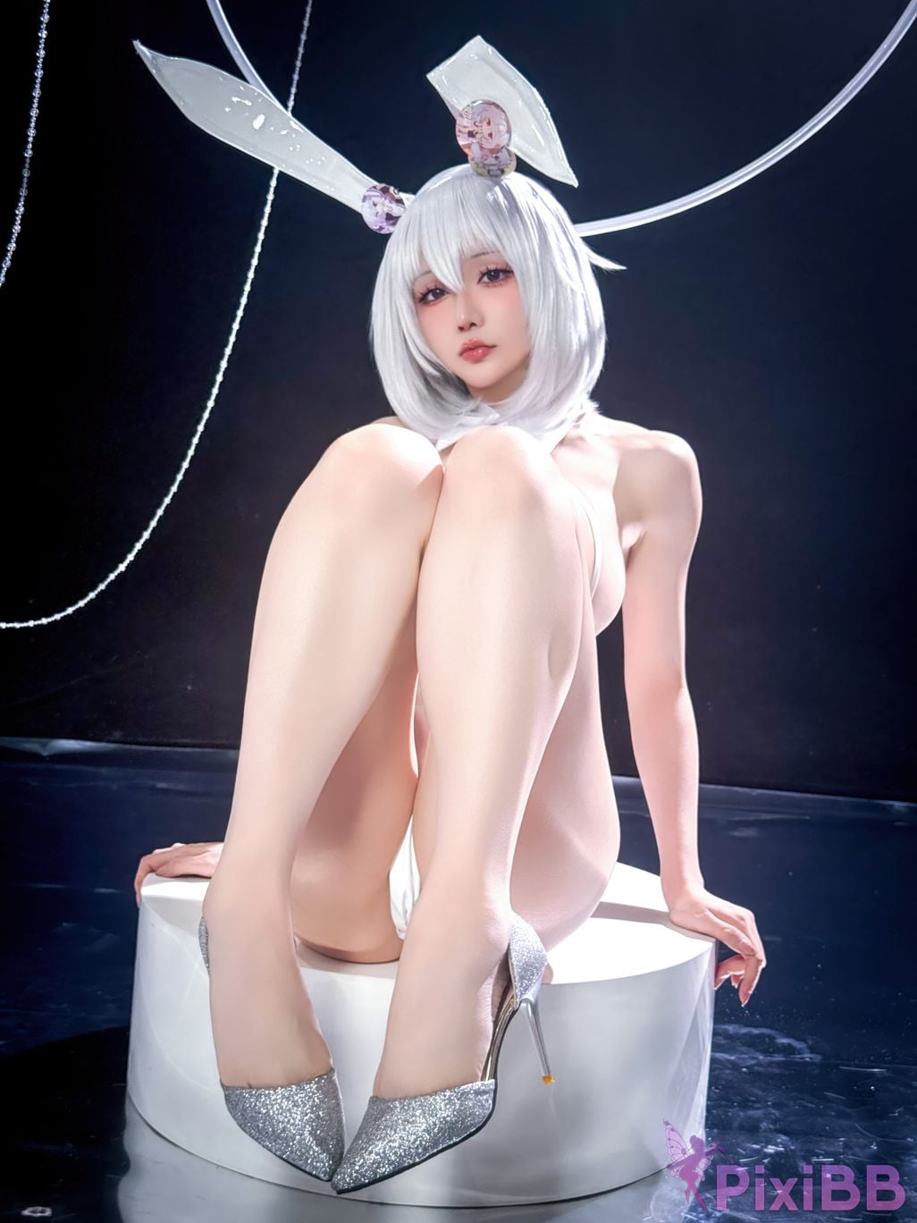 Cosplayer The star is late Hoshilily azur lane Sirius PixiBB.COM 058