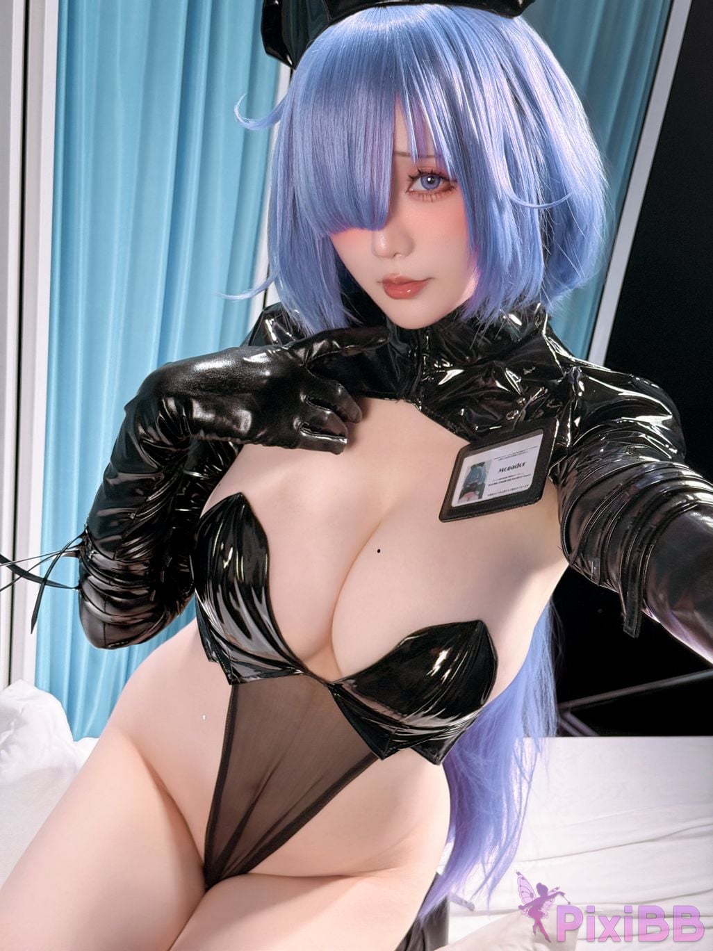 Cosplayer Hoshilily Azur Lane Mogador Nurse Costume PixiBB.COM 059