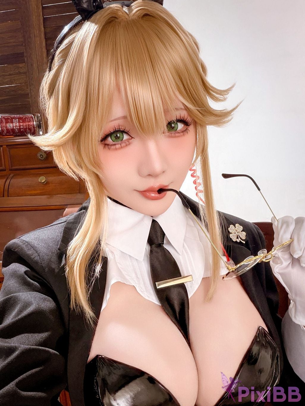 Cosplayer The star is late Hoshilily 2026 Year 04 monthly plan Nikke goddess of victory charity Agent Bunny PixiBB.COM 038