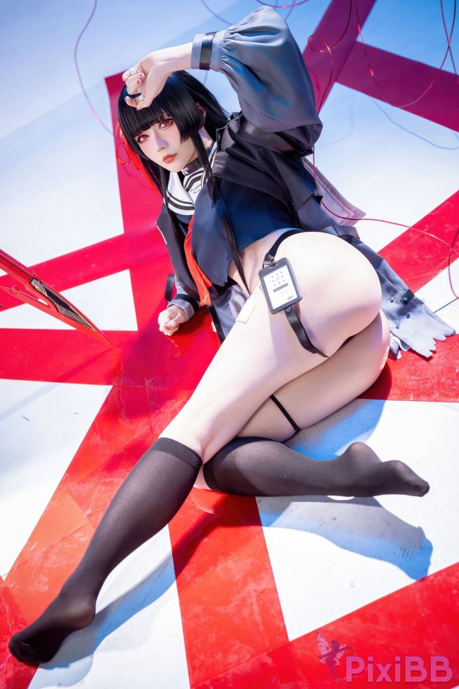 Cosplayer The star is late Hoshilily 2026 Year 04 monthly plan Ming Chao Chisaki JK PixiBB.COM 005