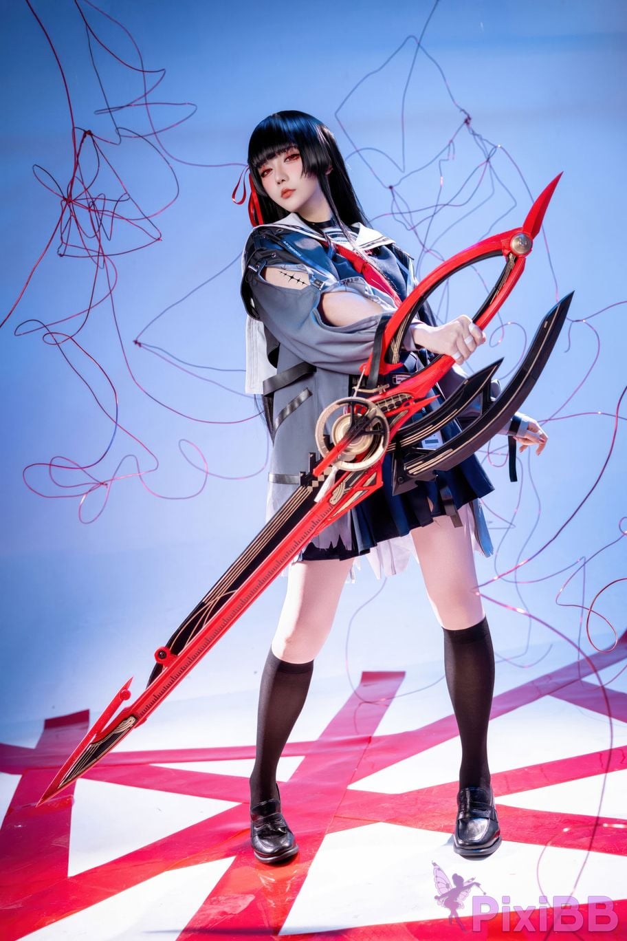 Cosplayer The star is late Hoshilily 2026 Year 04 monthly plan Ming Chao Chisaki JK PixiBB.COM 012