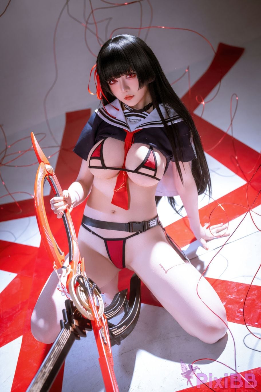 Cosplayer The star is late Hoshilily 2026 Year 04 monthly plan Ming Chao Chisaki JK PixiBB.COM 022