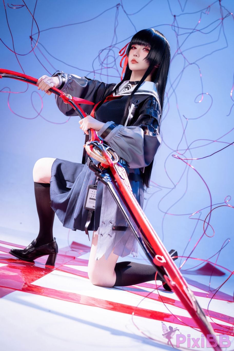 Cosplayer The star is late Hoshilily 2026 Year 04 monthly plan Ming Chao Chisaki JK PixiBB.COM 023