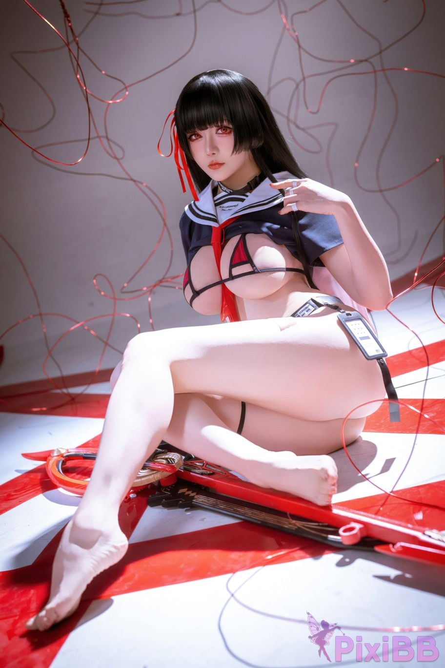 Cosplayer The star is late Hoshilily 2026 Year 04 monthly plan Ming Chao Chisaki JK PixiBB.COM 024