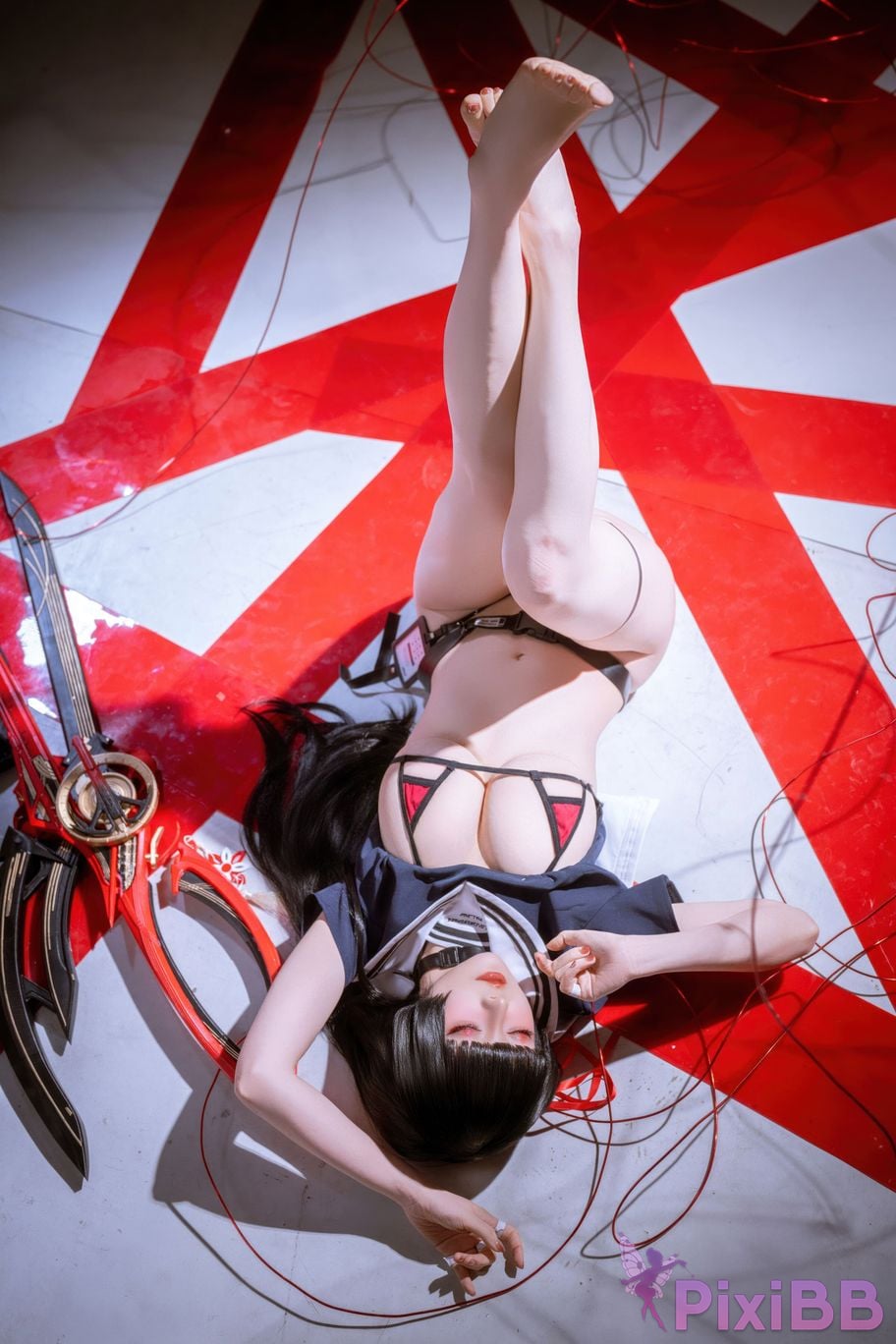 Cosplayer The star is late Hoshilily 2026 Year 04 monthly plan Ming Chao Chisaki JK PixiBB.COM 051
