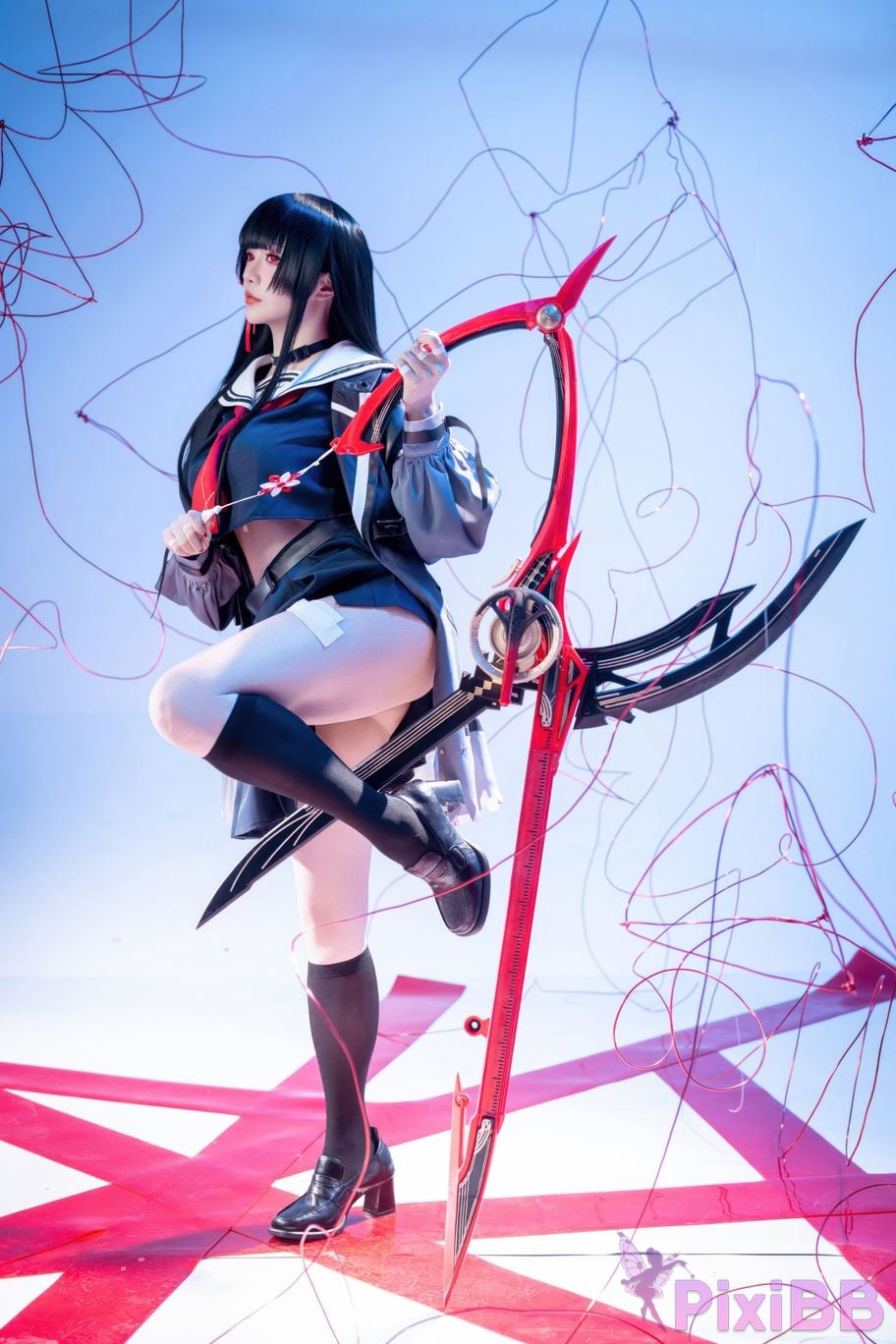 Cosplayer The star is late Hoshilily 2026 Year 04 monthly plan Ming Chao Chisaki JK PixiBB.COM 063