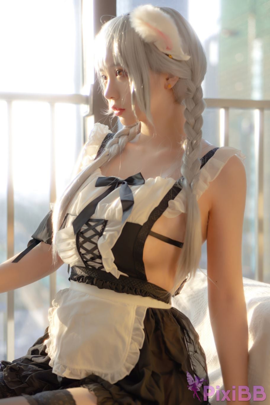 Cosplayer crazy cat ss Evening maid PixiBB.COM 001