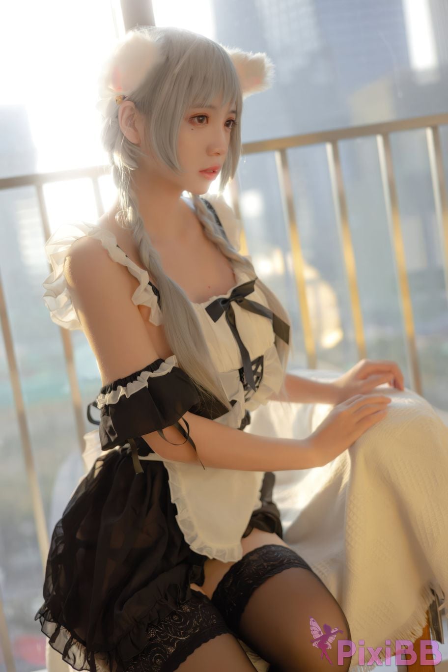 Cosplayer crazy cat ss Evening maid PixiBB.COM 009