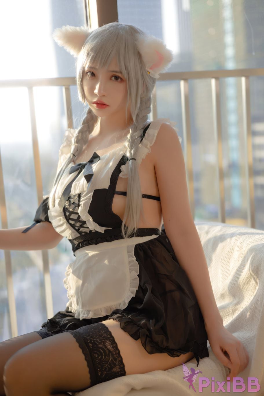 Cosplayer crazy cat ss Evening maid PixiBB.COM 012
