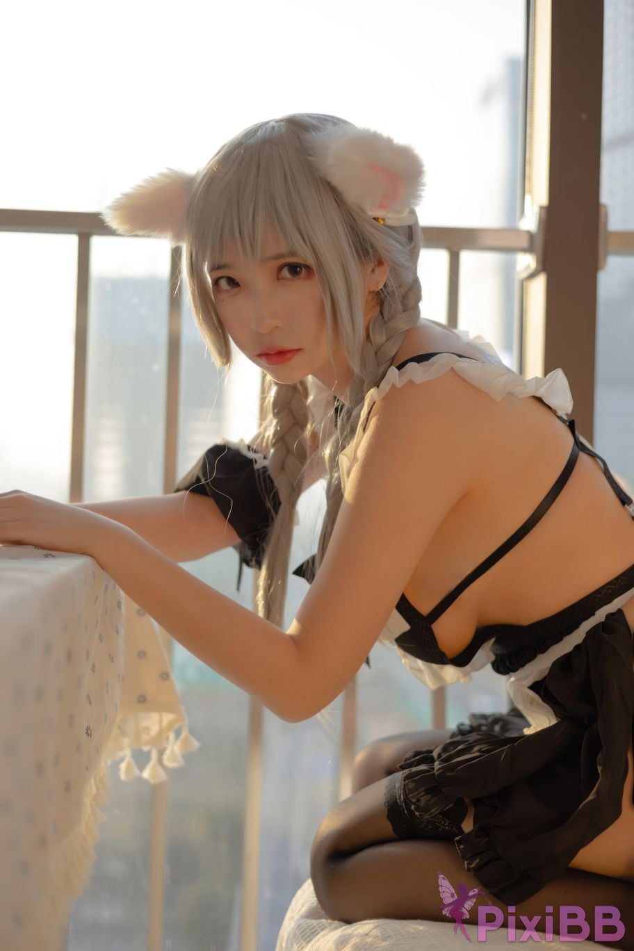 Cosplayer crazy cat ss Evening maid PixiBB.COM 033