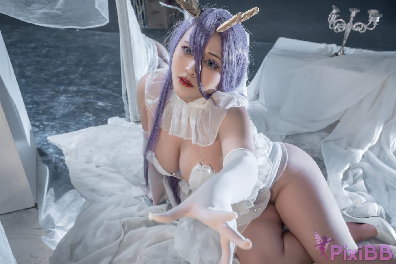 Cosplayer Luo Li LoLiSAMA azur lane Golden Deer PixiBB.COM 026
