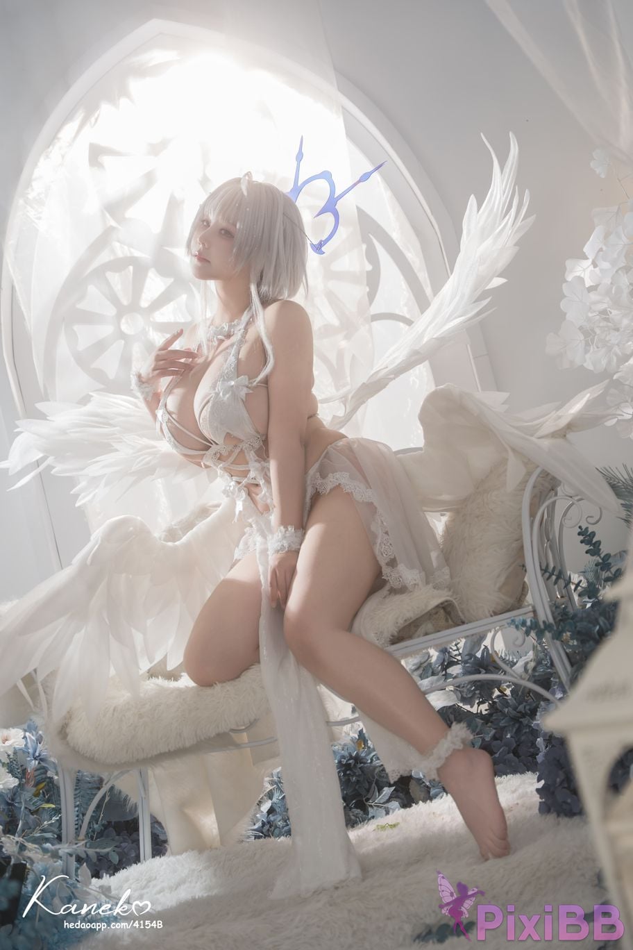 Cosplayer KANEKO Ka meow azur lane Pearl black and white PixiBB.COM 002