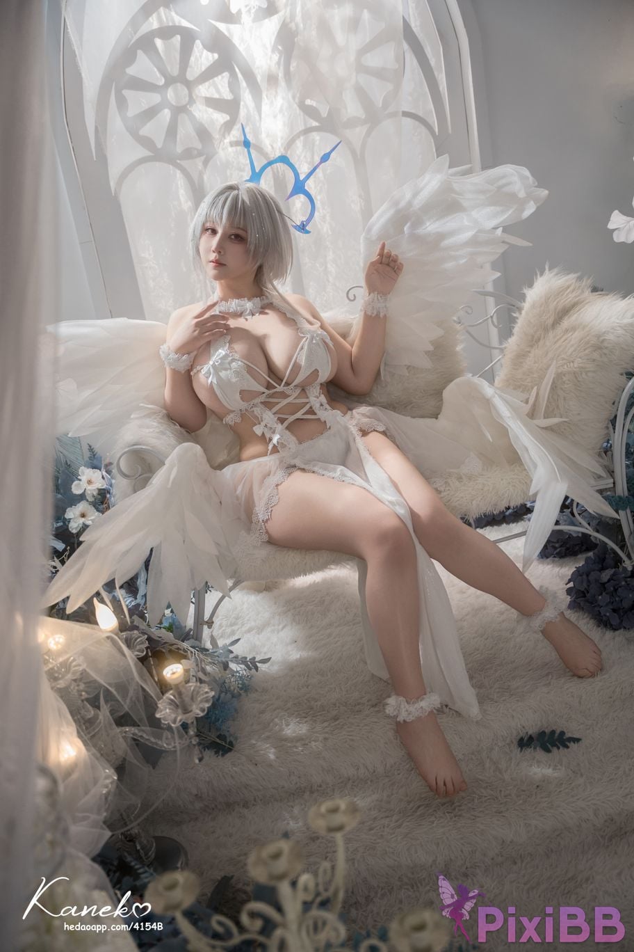 Cosplayer KANEKO Ka meow azur lane Pearl black and white PixiBB.COM 023