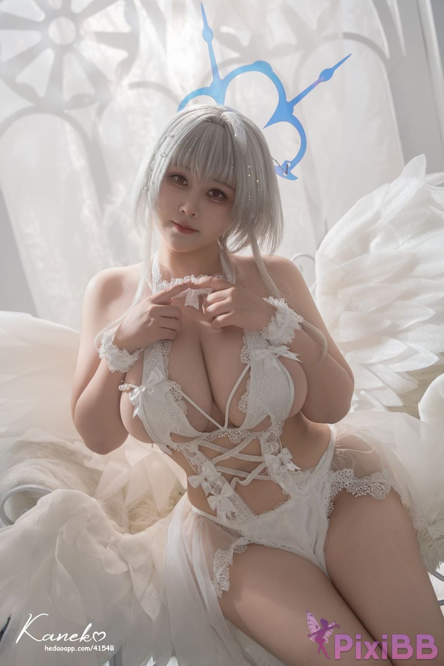 Cosplayer KANEKO Ka meow azur lane Pearl black and white PixiBB.COM 035