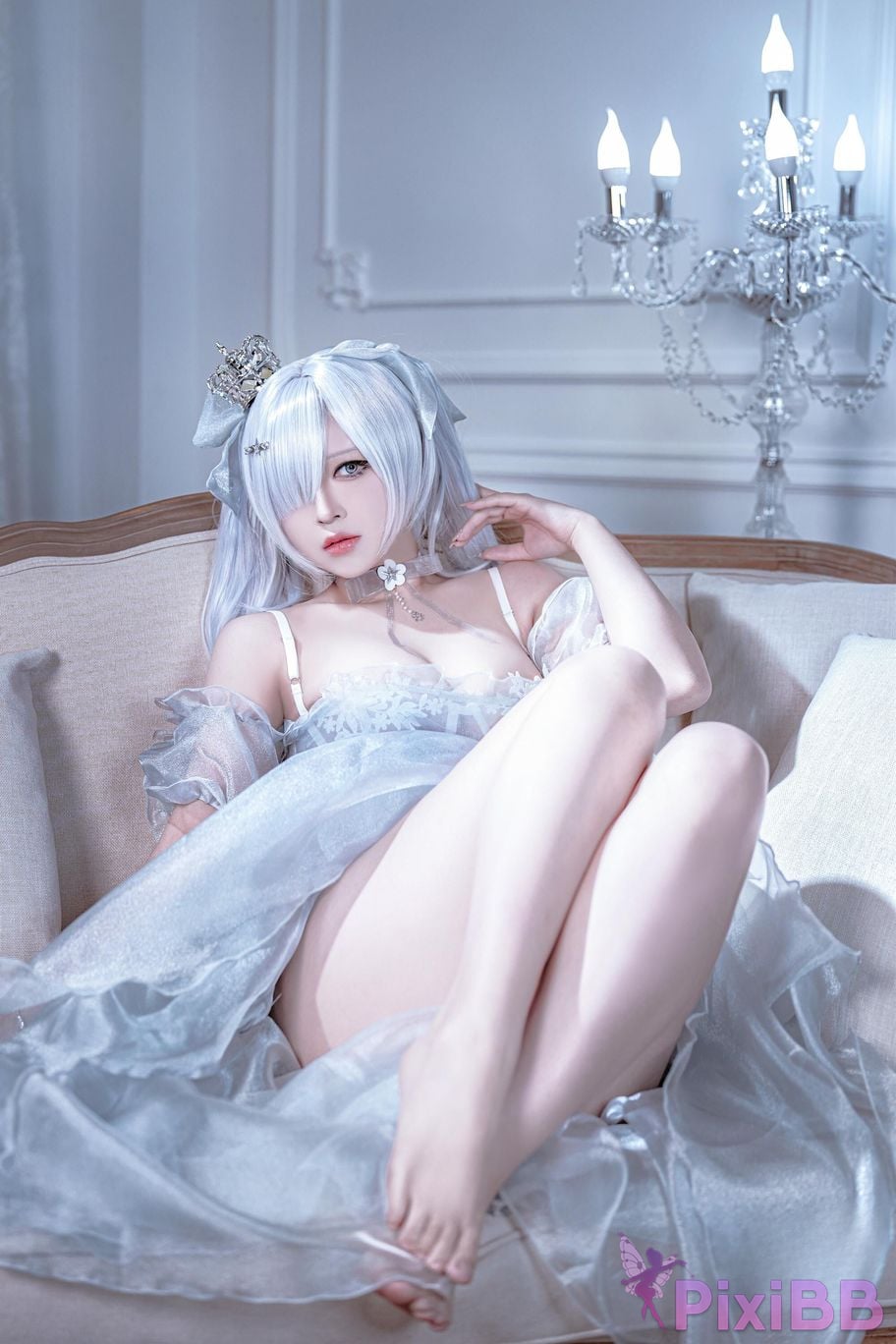 Cosplayer Half half son goddess of victory Nikki cinderella PixiBB.COM 001