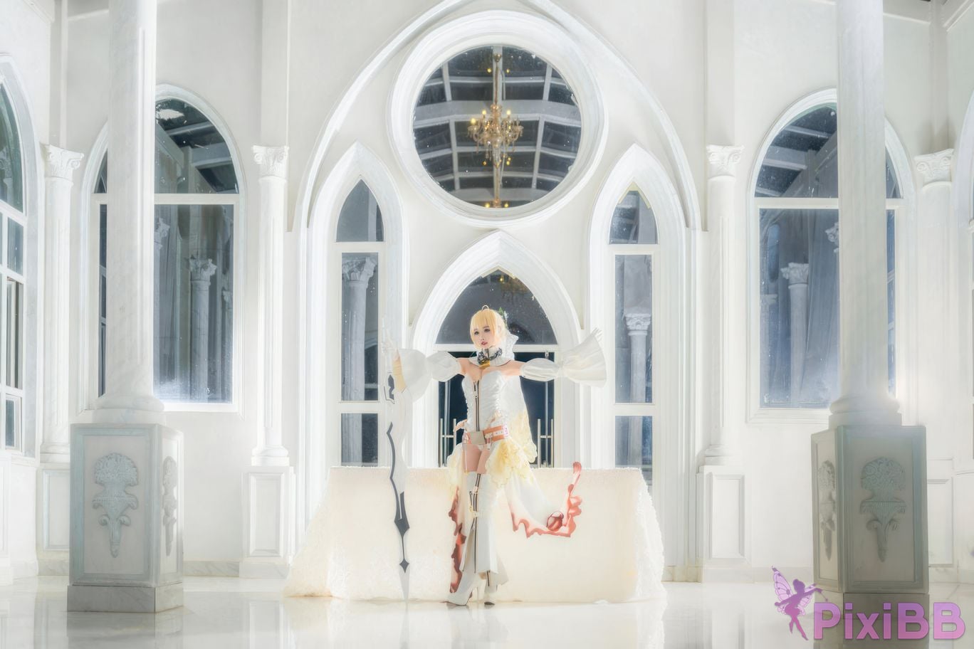 Cosplayer Momoko Kwai FGO Nero PixiBB.COM 004