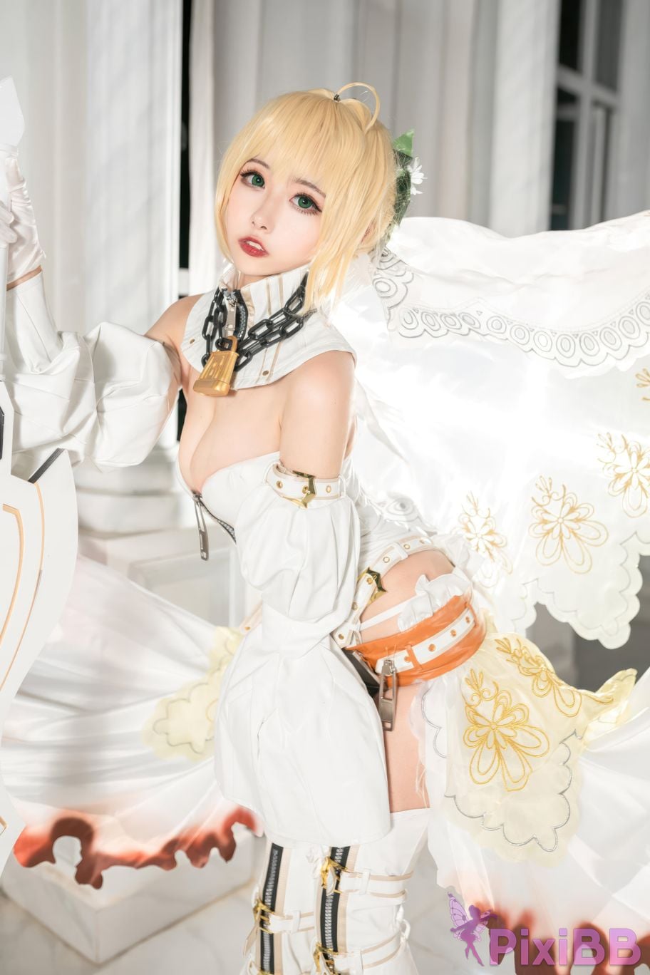 Cosplayer Momoko Kwai FGO Nero PixiBB.COM 008