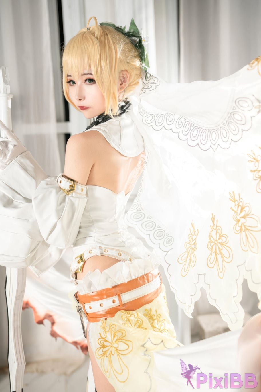 Cosplayer Momoko Kwai FGO Nero PixiBB.COM 009