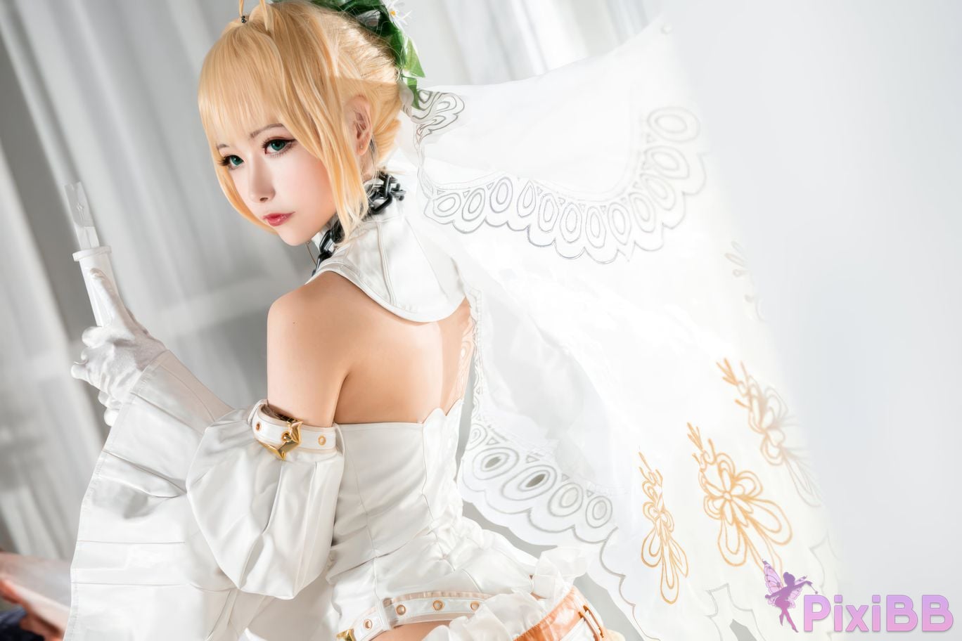 Cosplayer Momoko Kwai FGO Nero PixiBB.COM 010