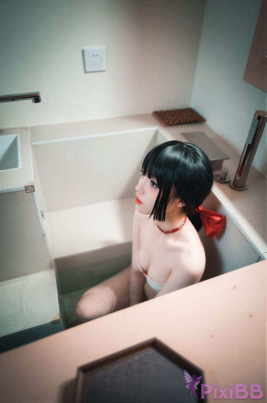 AI Enhanced DJAWA Photo Jeong Jenny Jeongyeon Miko In Ryokan PixiBB.COM 029