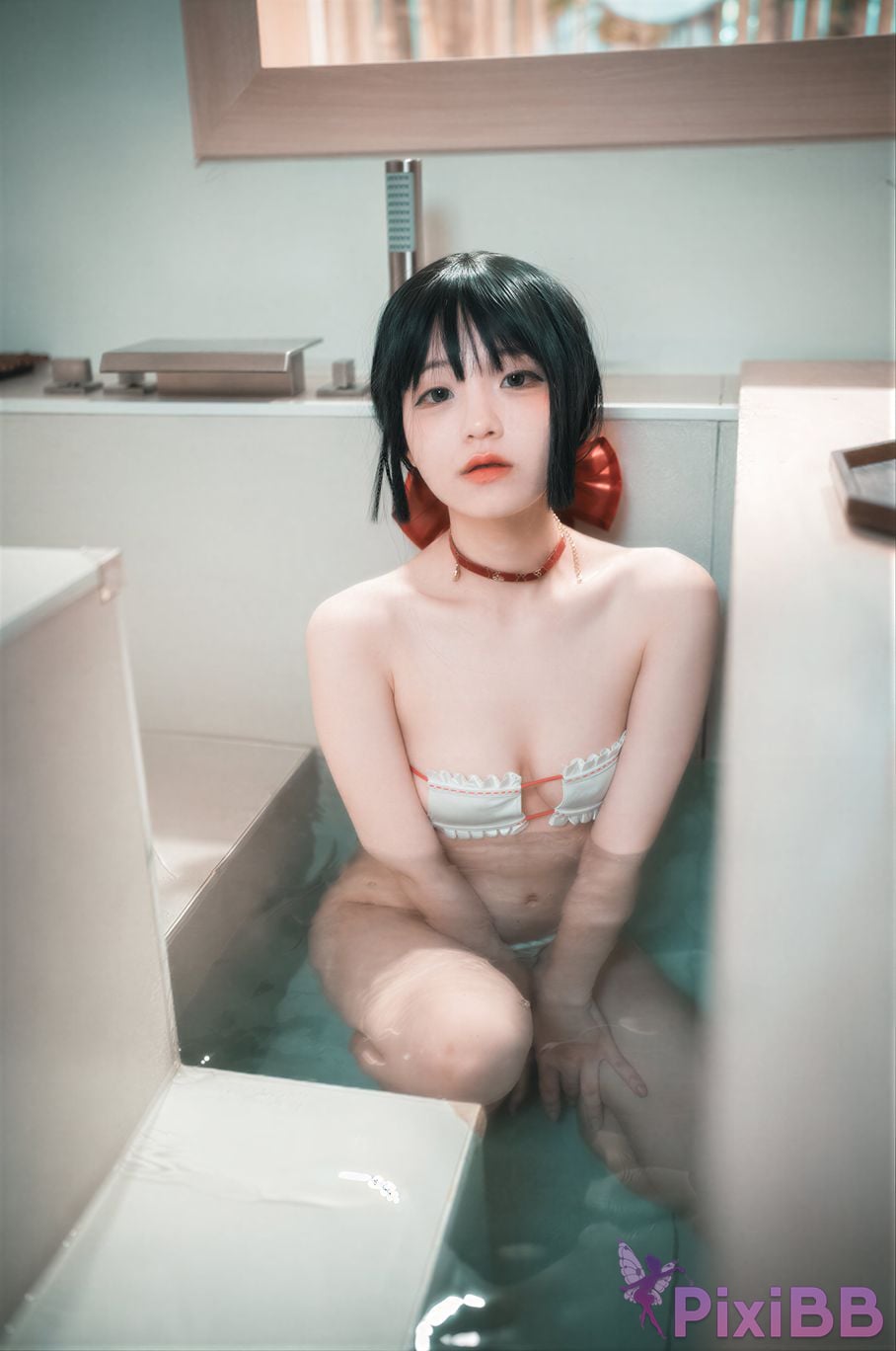 AI Enhanced DJAWA Photo Jeong Jenny Jeongyeon Miko In Ryokan PixiBB.COM 047