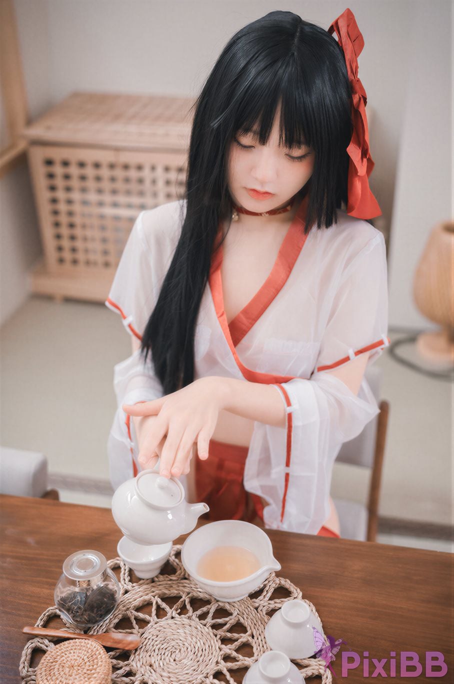 AI Enhanced DJAWA Photo Jeong Jenny Jeongyeon Miko In Ryokan PixiBB.COM 071