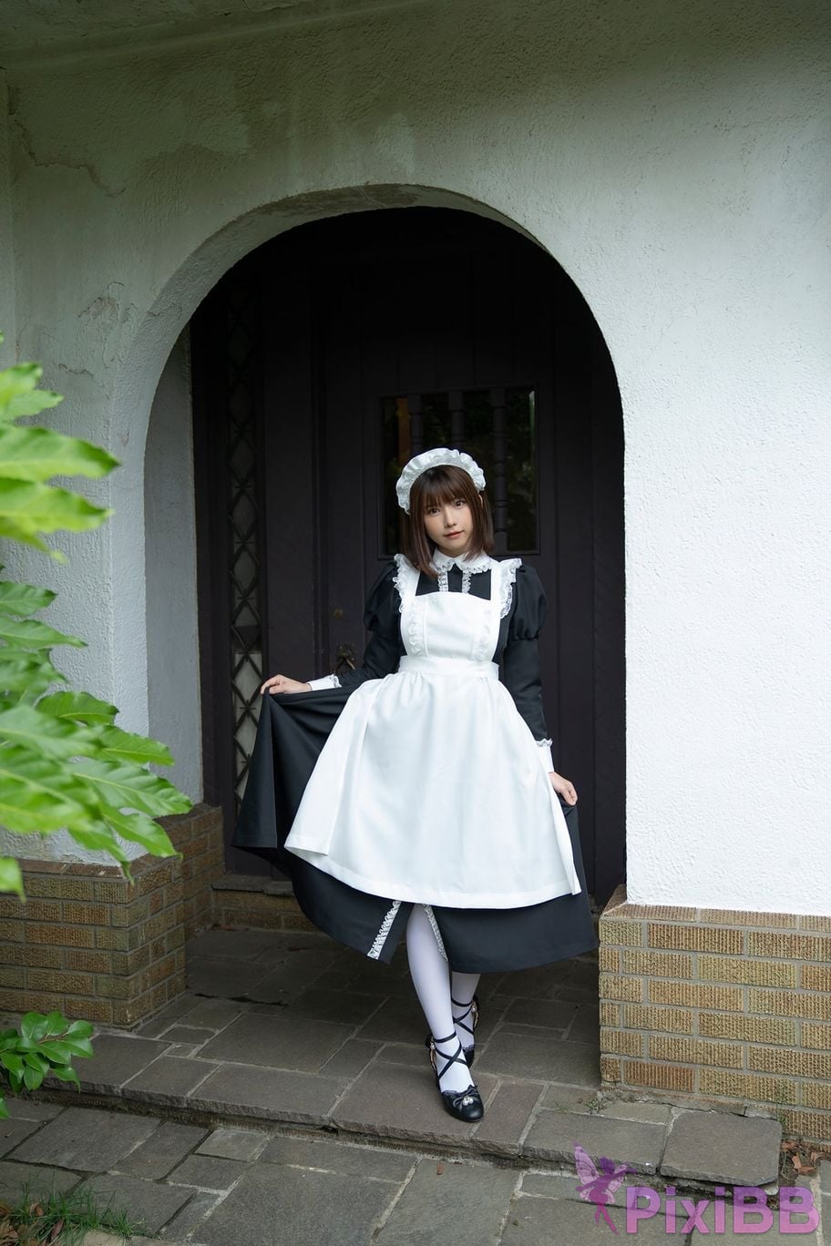 Japanese Idol Enako maid army princess moon change jigra PixiBB.COM 039
