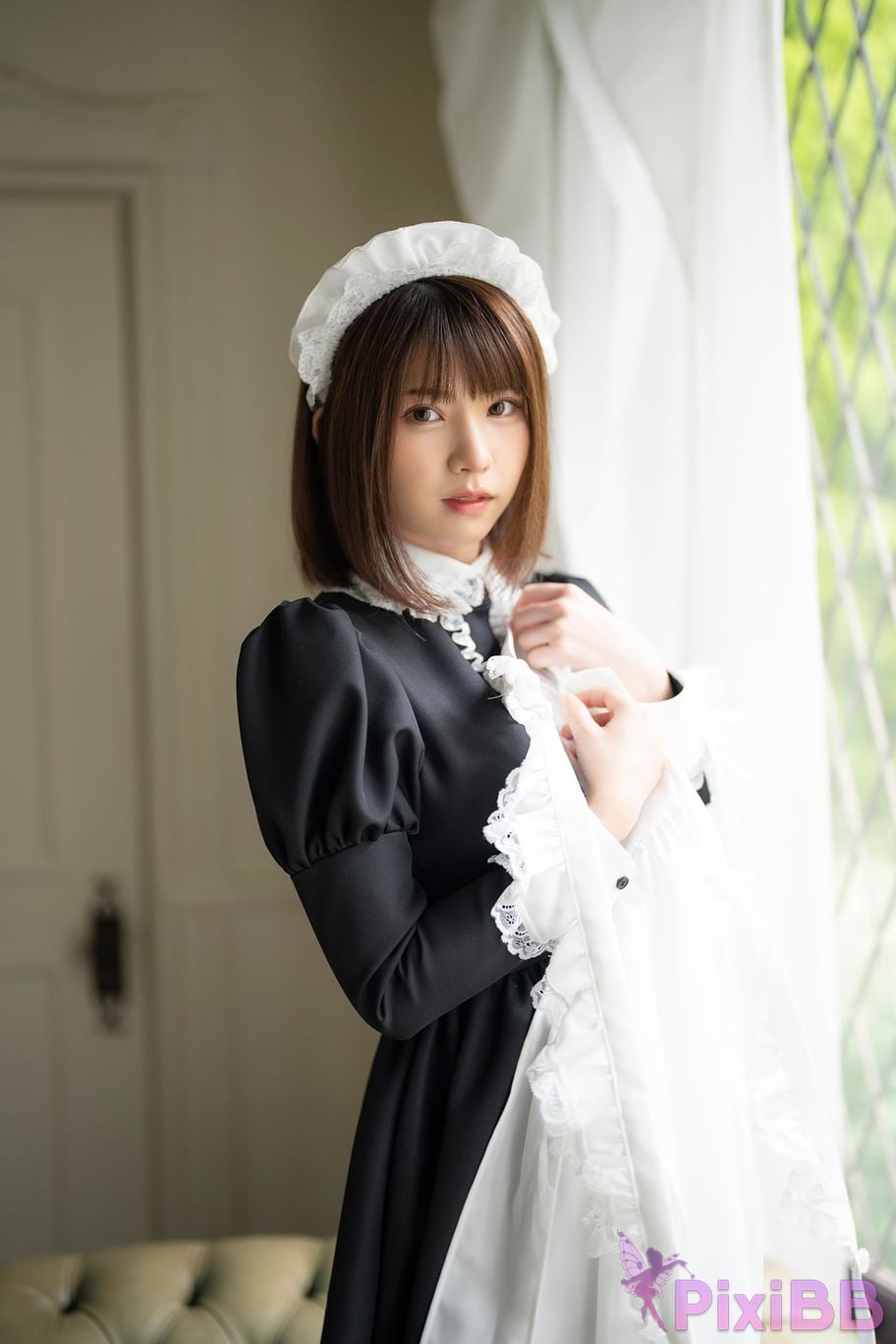 Japanese Idol Enako maid army princess moon change jigra PixiBB.COM 043