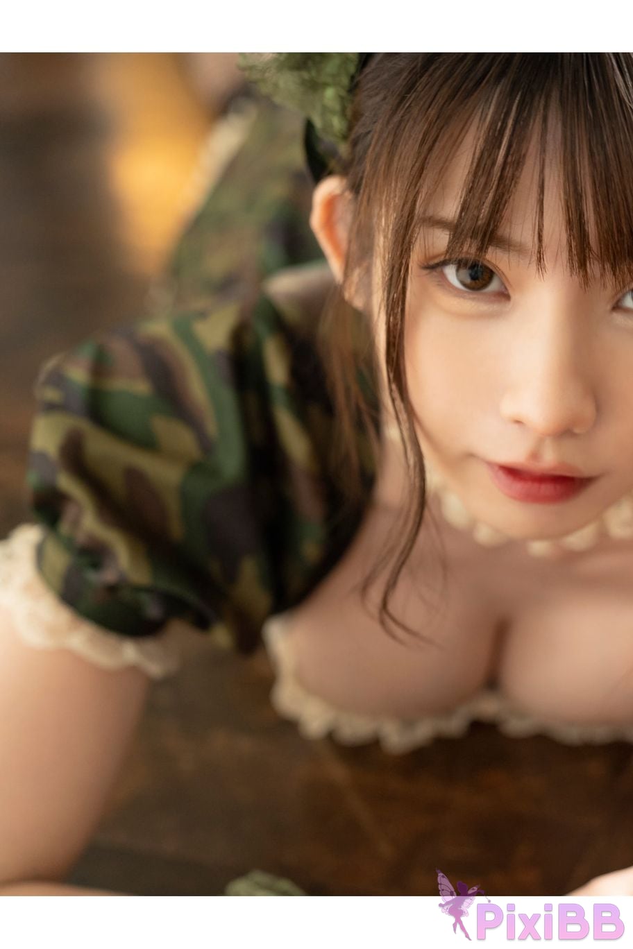Japanese Idol Enako maid army princess moon change jigra PixiBB.COM 075
