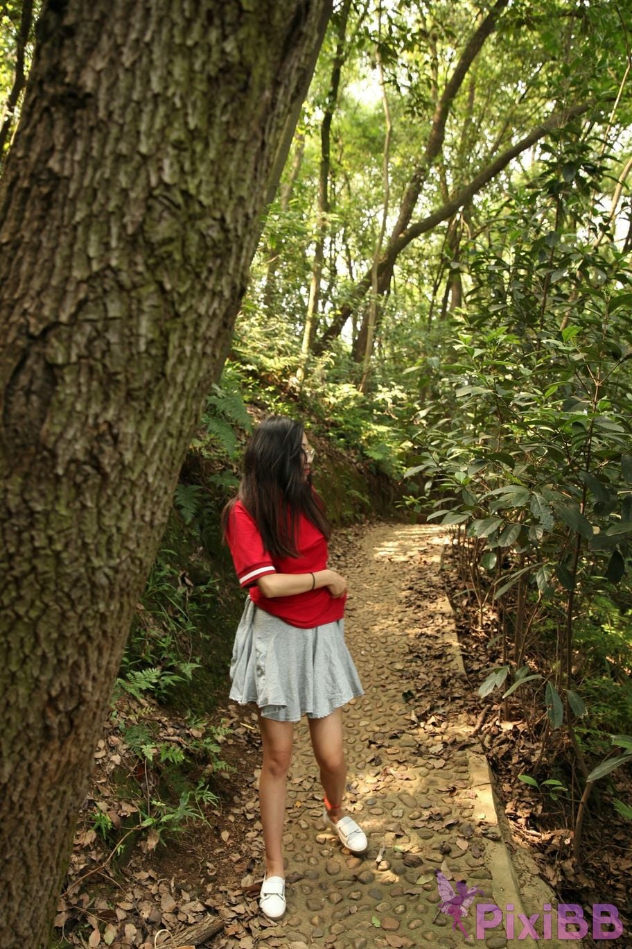 Private Photoshoot Fangfang Long legged lady outdoors Full scale private shooting PixiBB.COM 006.PNG
