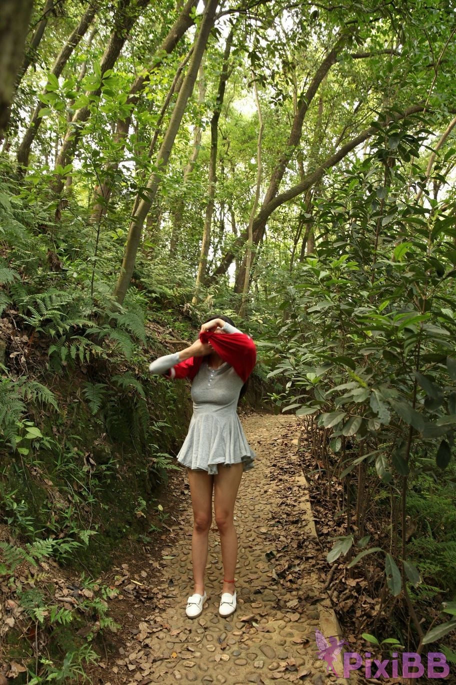 Private Photoshoot Fangfang Long legged lady outdoors Full scale private shooting PixiBB.COM 015.PNG