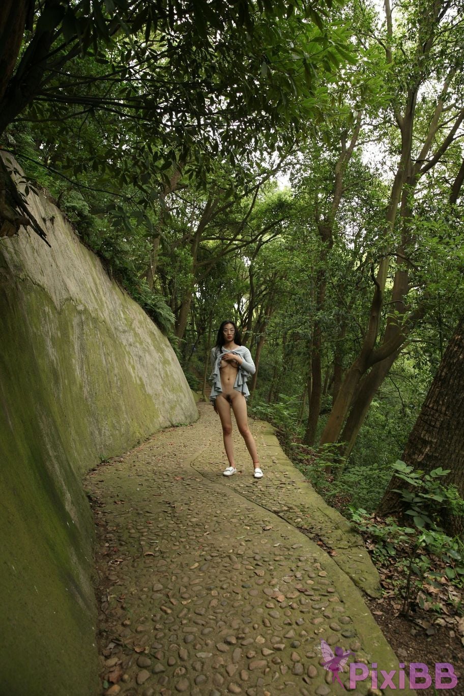 Private Photoshoot Fangfang Long legged lady outdoors Full scale private shooting PixiBB.COM 037.PNG