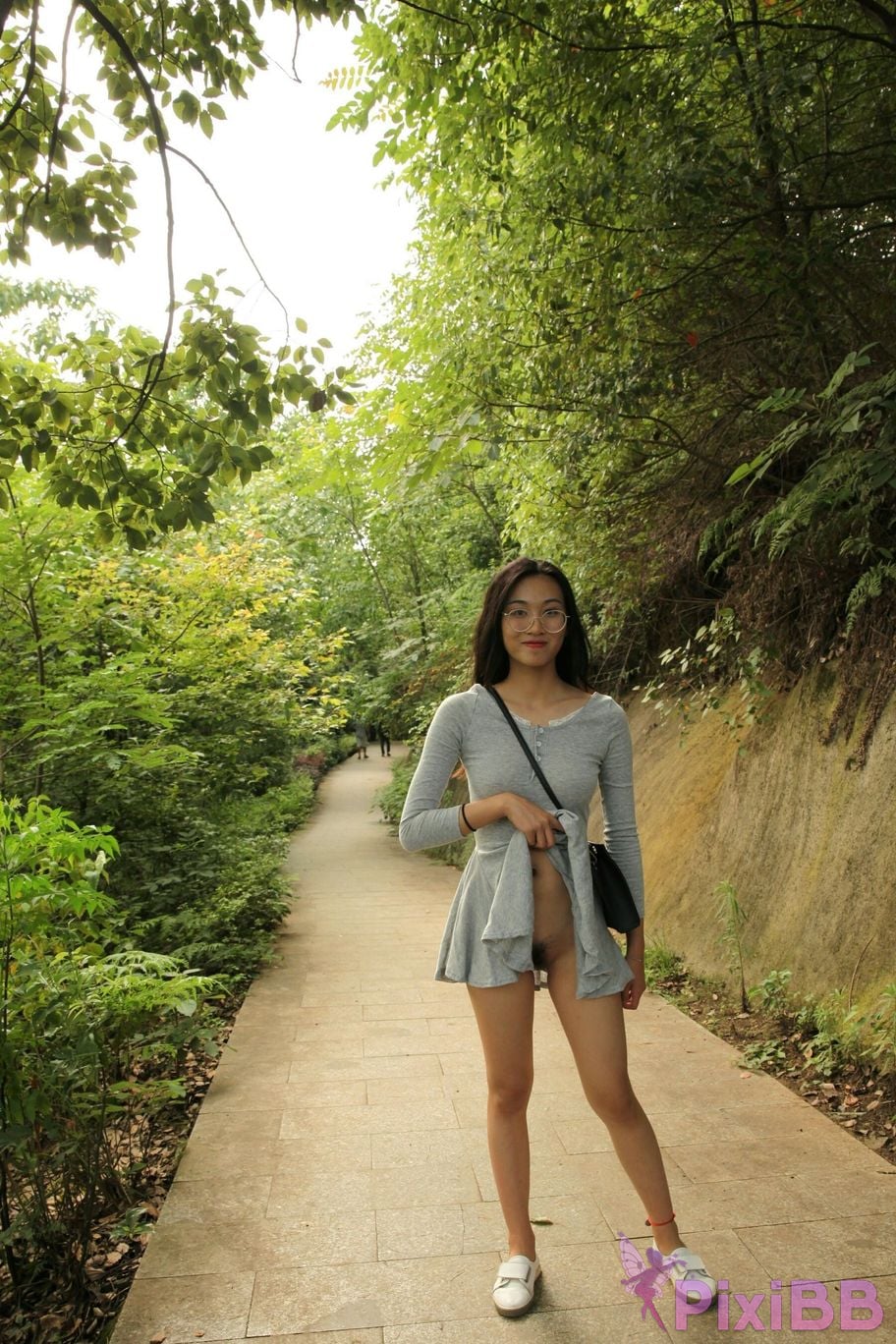 Private Photoshoot Fangfang Long legged lady outdoors Full scale private shooting PixiBB.COM 049.PNG