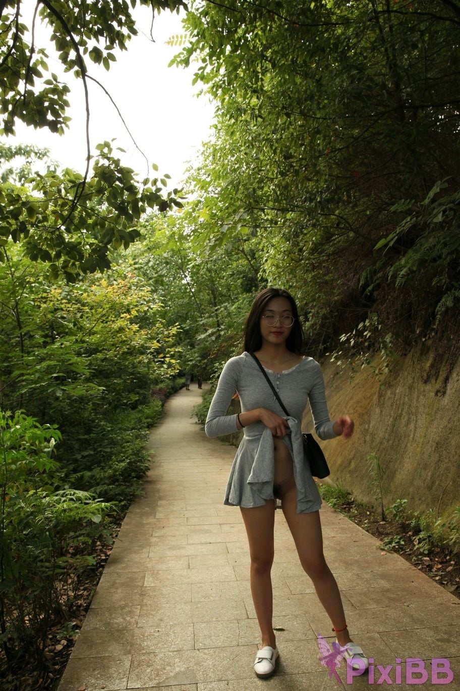 Private Photoshoot Fangfang Long legged lady outdoors Full scale private shooting PixiBB.COM 051.PNG
