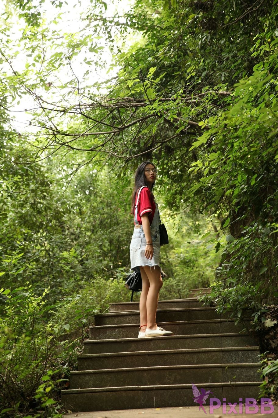 Private Photoshoot Fangfang Long legged lady outdoors Full scale private shooting PixiBB.COM 143