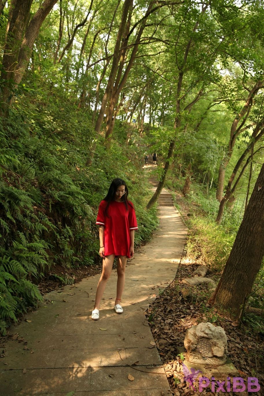 Private Photoshoot Fangfang Long legged lady outdoors Full scale private shooting PixiBB.COM 169