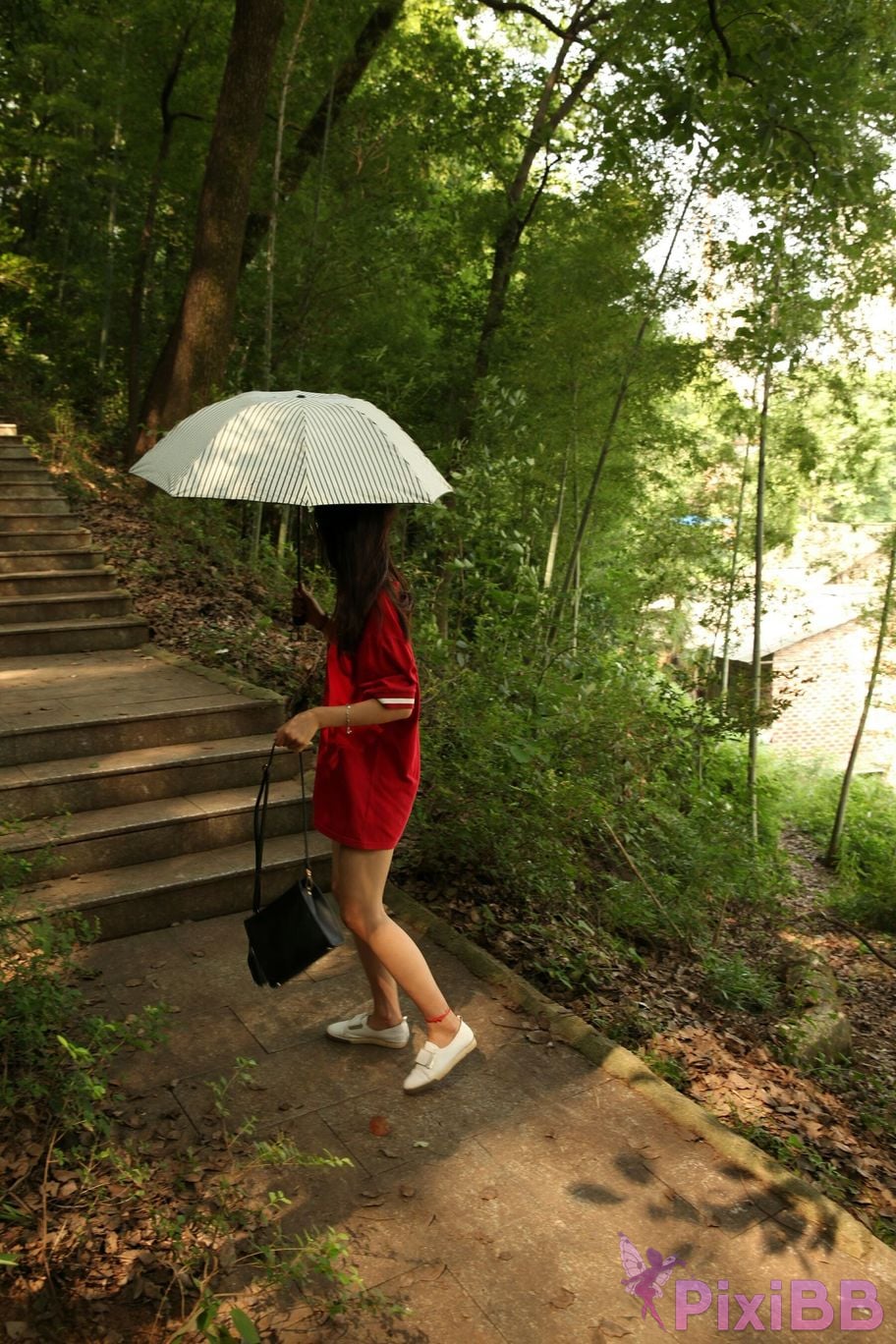 Private Photoshoot Fangfang Long legged lady outdoors Full scale private shooting PixiBB.COM 170