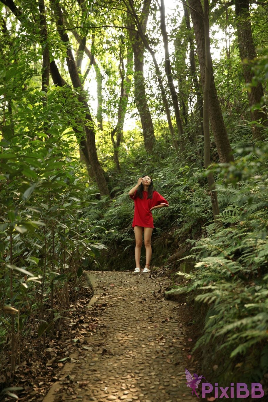 Private Photoshoot Fangfang Long legged lady outdoors Full scale private shooting PixiBB.COM 183