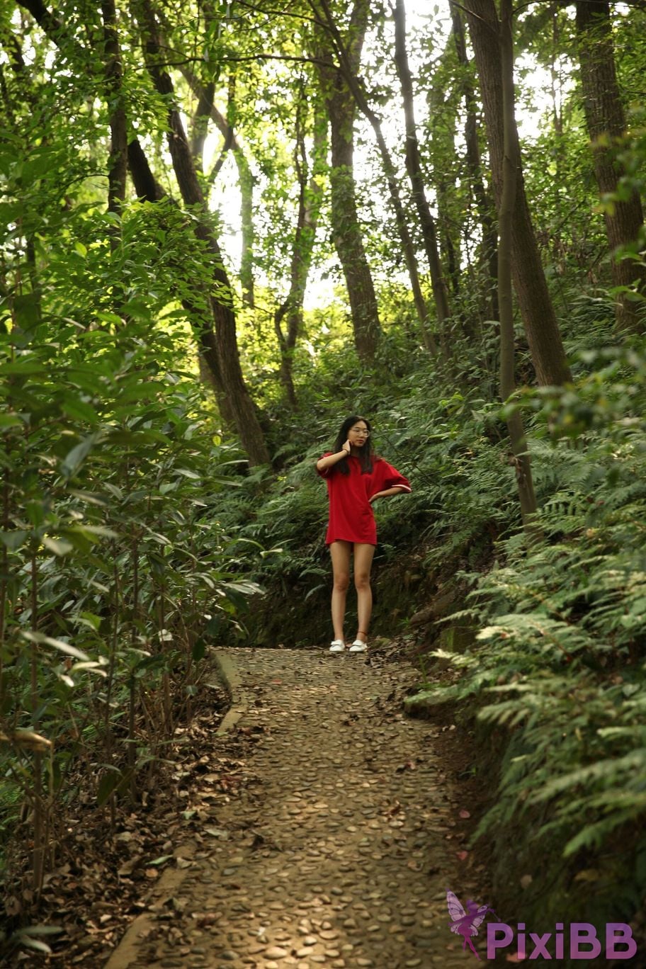 Private Photoshoot Fangfang Long legged lady outdoors Full scale private shooting PixiBB.COM 184
