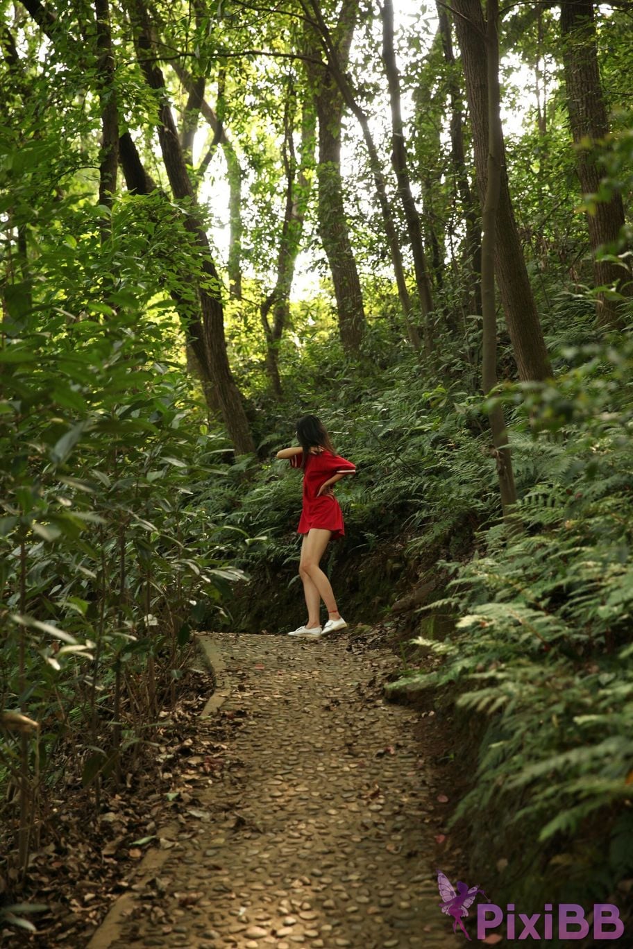 Private Photoshoot Fangfang Long legged lady outdoors Full scale private shooting PixiBB.COM 185