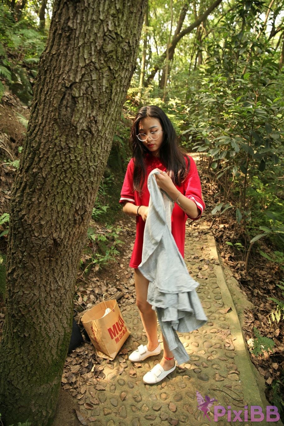 Private Photoshoot Fangfang Long legged lady outdoors Full scale private shooting PixiBB.COM 195.PNG