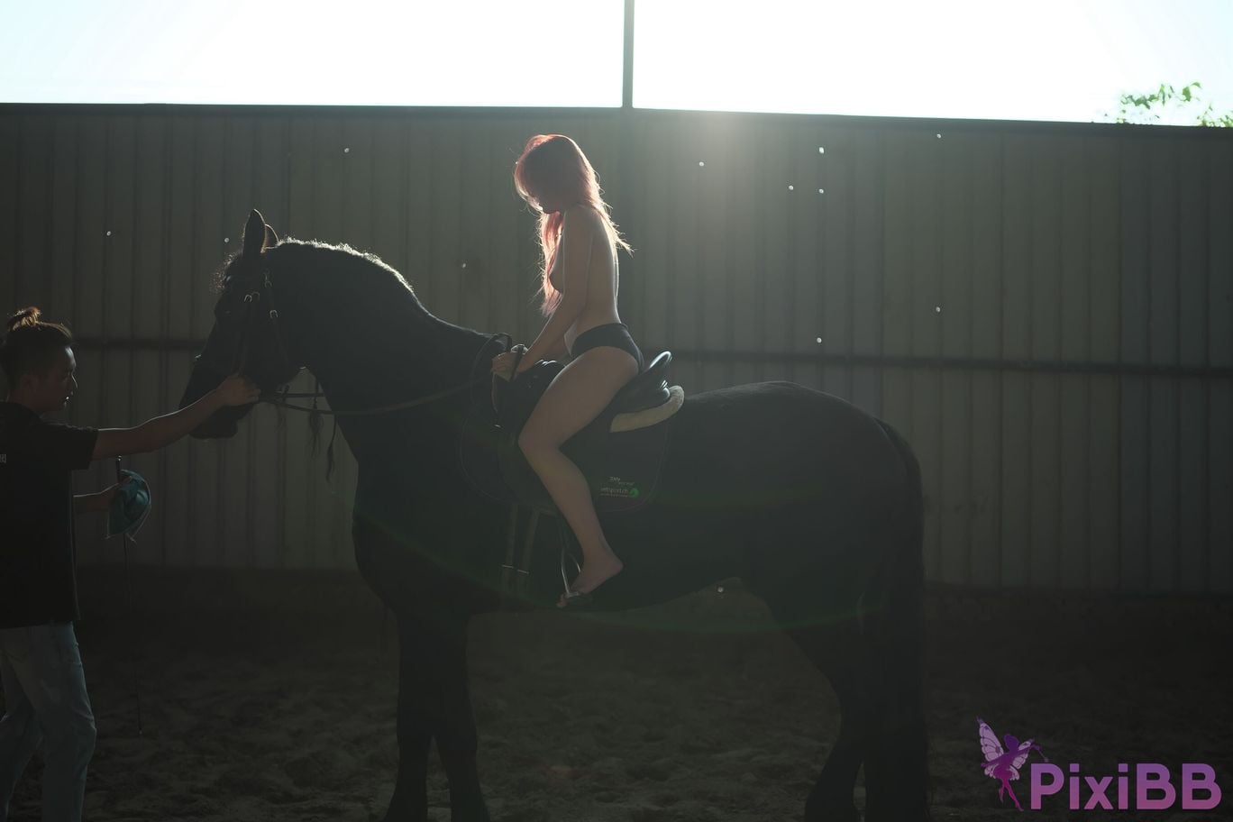 Private Photoshoot Jiang Yunya Innocent long legged model Full scale private photos of human body leaked at outdoor racecourse PixiBB.COM 006
